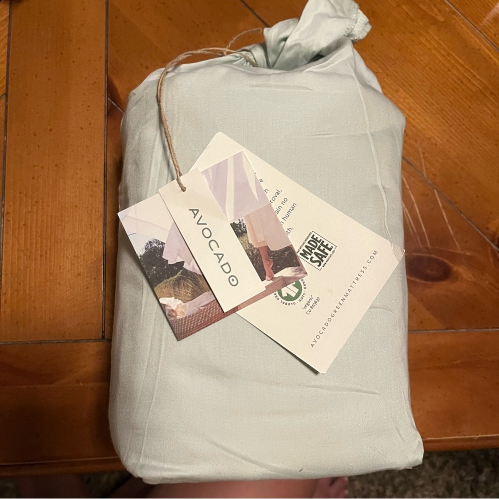 NWT Avocado Seafoam Green FULL Sheet Set